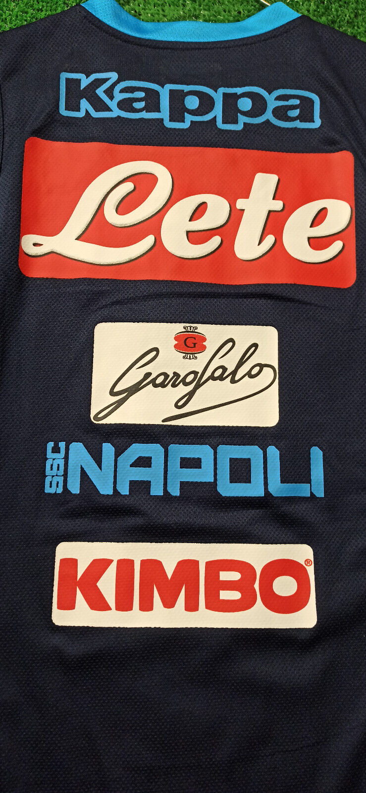 match worn felpa maglia calcio vintage Napoli Calcio Kappa 2018 training