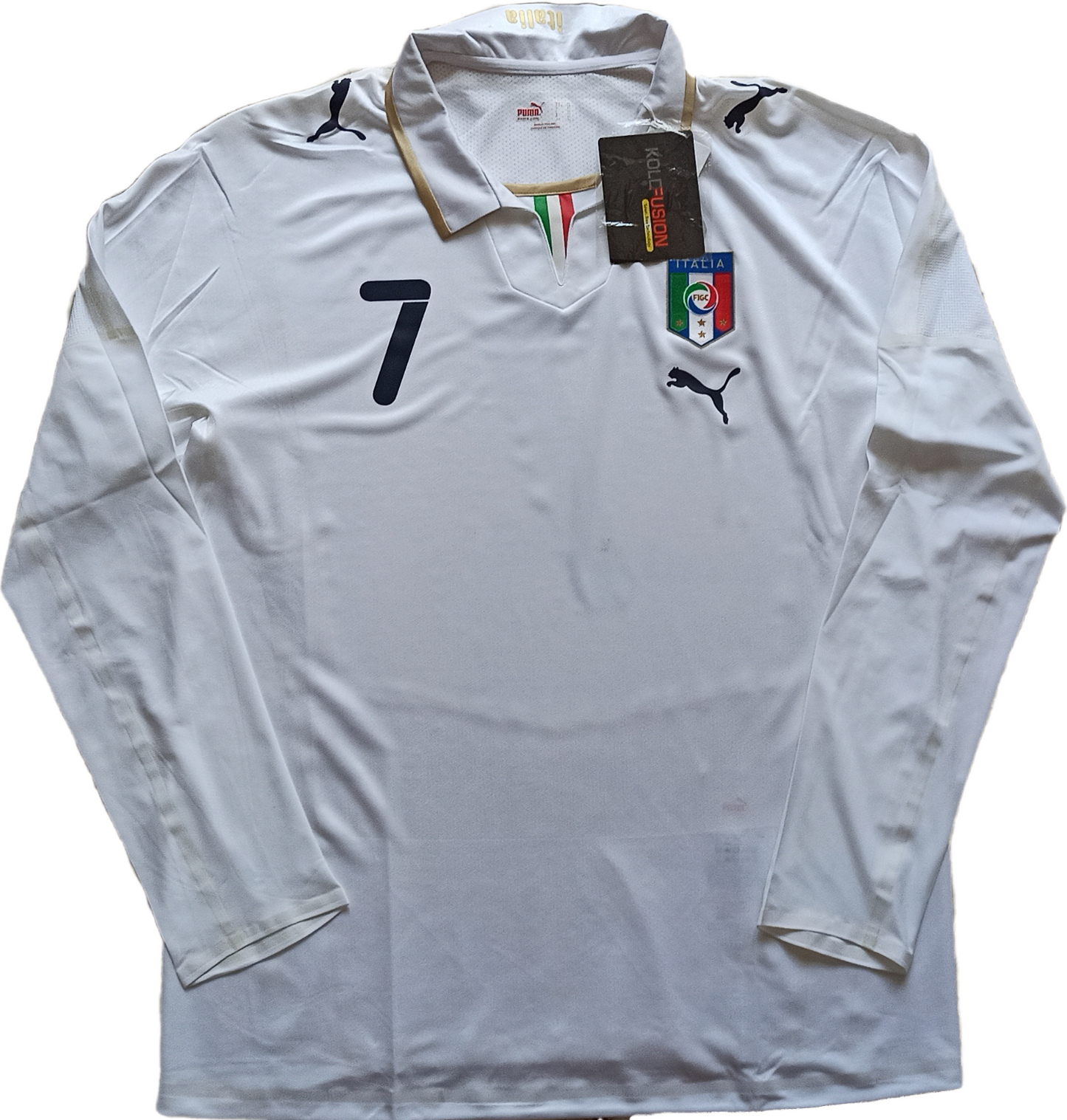 maglia match worn player issue vintage DEL PIERO magazzino EURO 2008 preparata