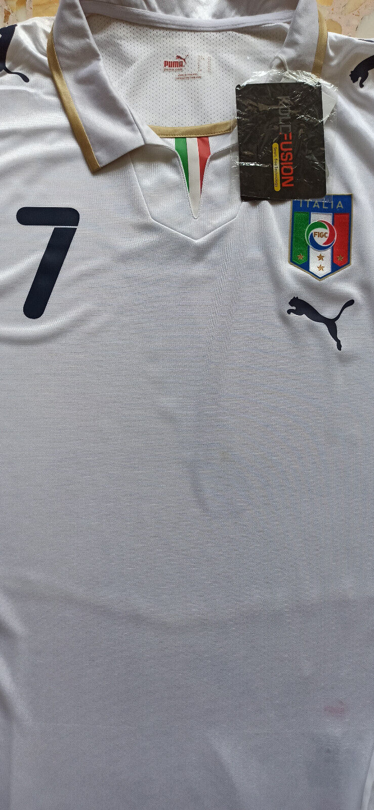 maglia match worn player issue vintage DEL PIERO magazzino EURO 2008 preparata