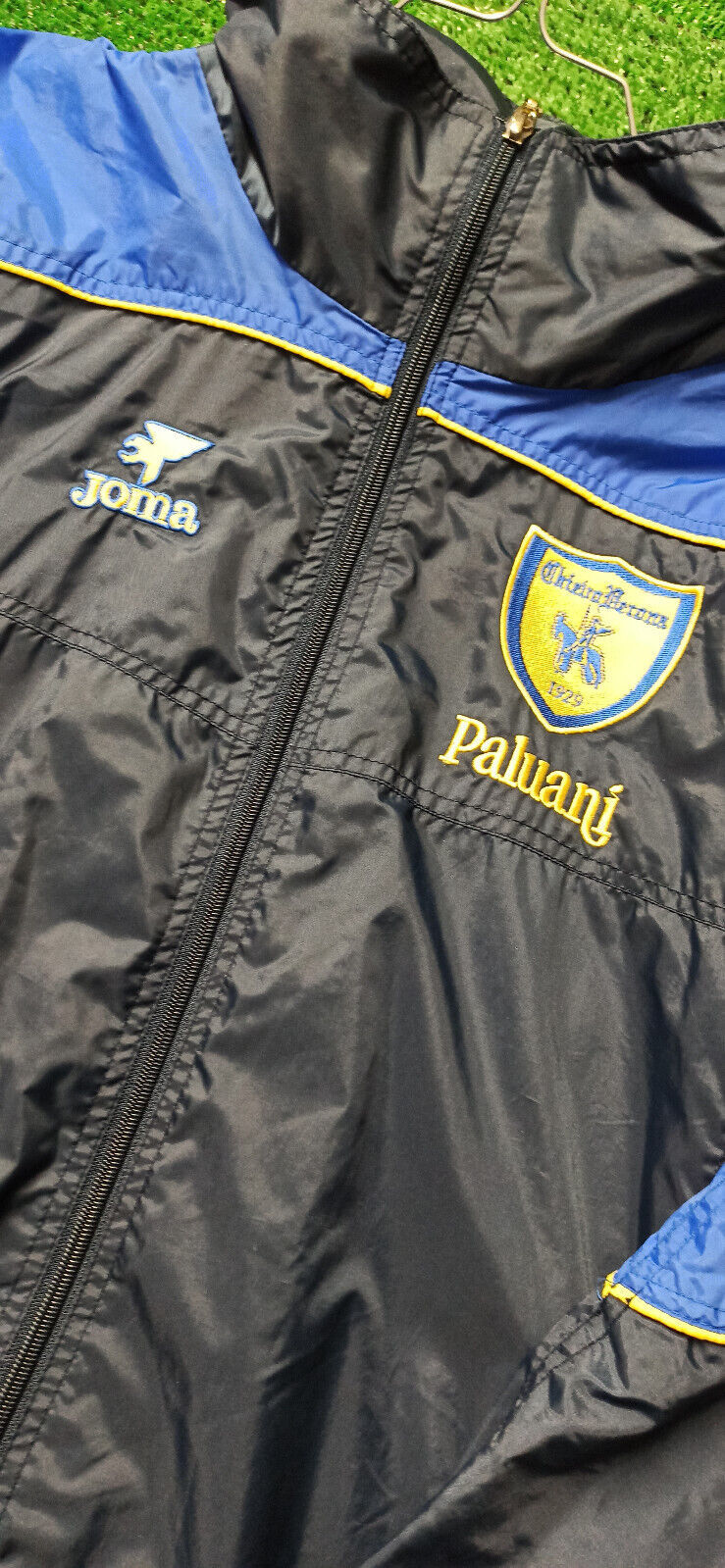 match worn felpa maglia calcio vintage Chievo Verona Calcio 1998 Paluanj