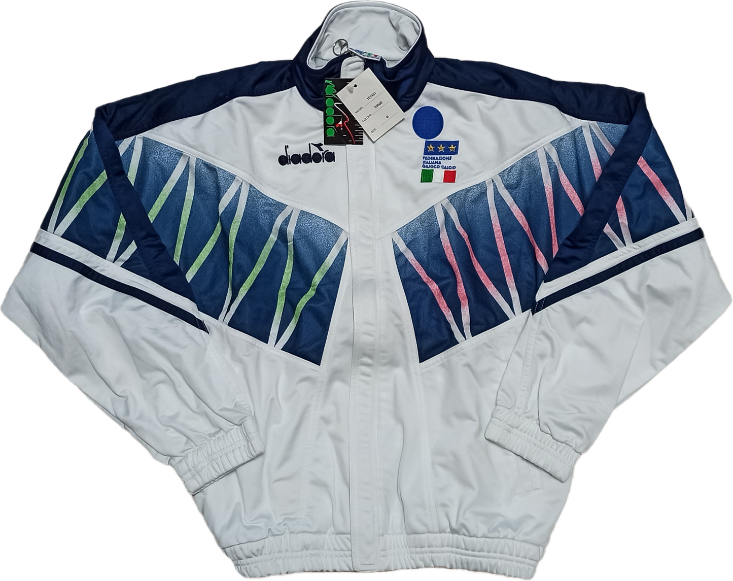 maglia calcio vintage Italy 1994 Roberto Baggio tracktop swatshirt Diadora *NEW*