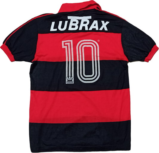 maglia calcio vintage camiseta Flamengo Zico Bebeto 1986-87 Adidas Match Player