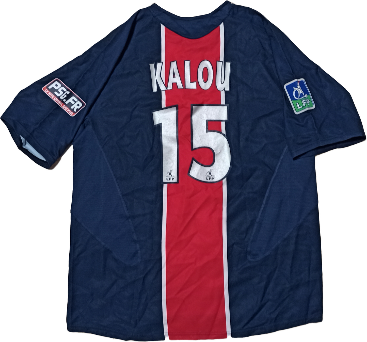 match worn Nike PSG Thomson KALOU #15 2005 20006 home France