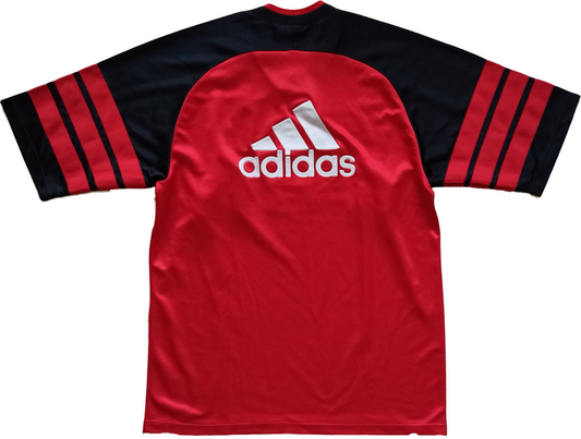 maglia calcio vintage AC Milan training adidas 1999 2000 MALDINI OPEL shirt L