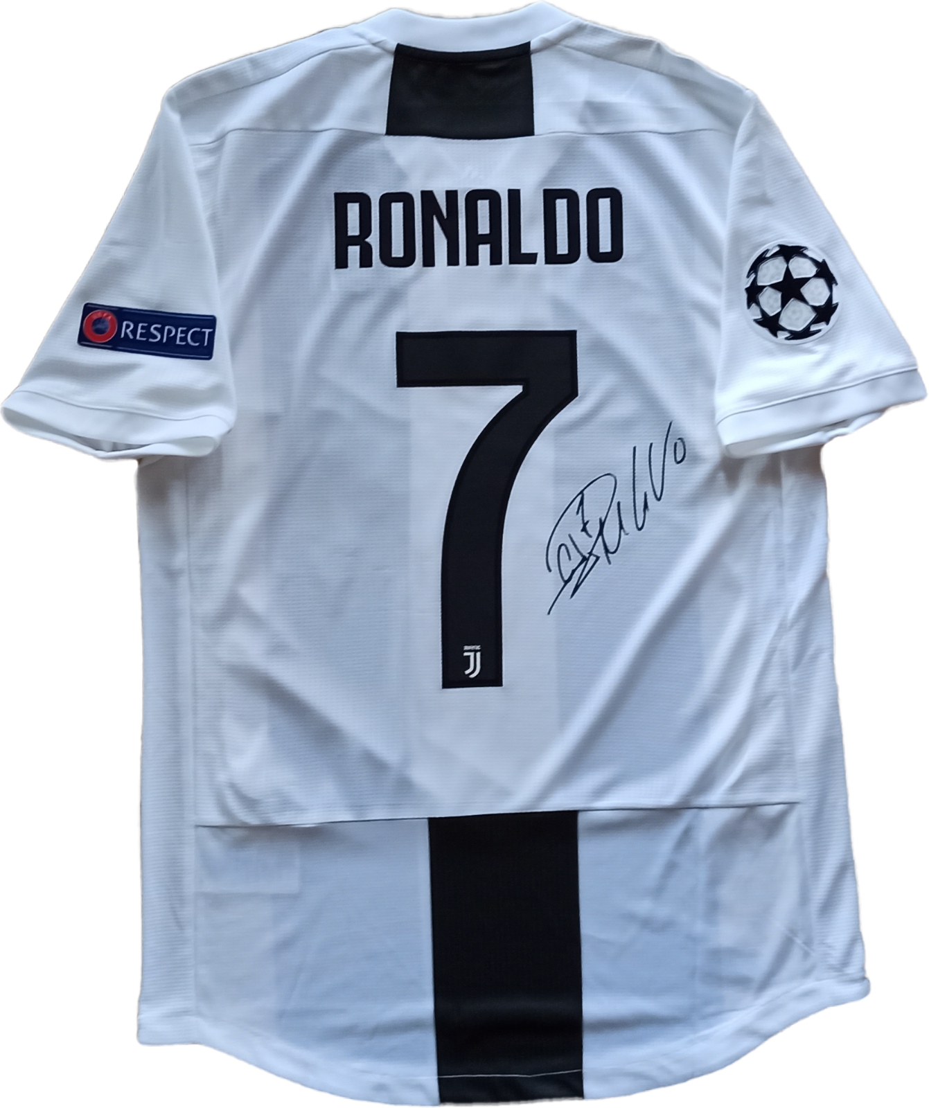 maglia calcio match worn Cristiano Ronaldo Sign juventus climachill 2018-19 Jeep