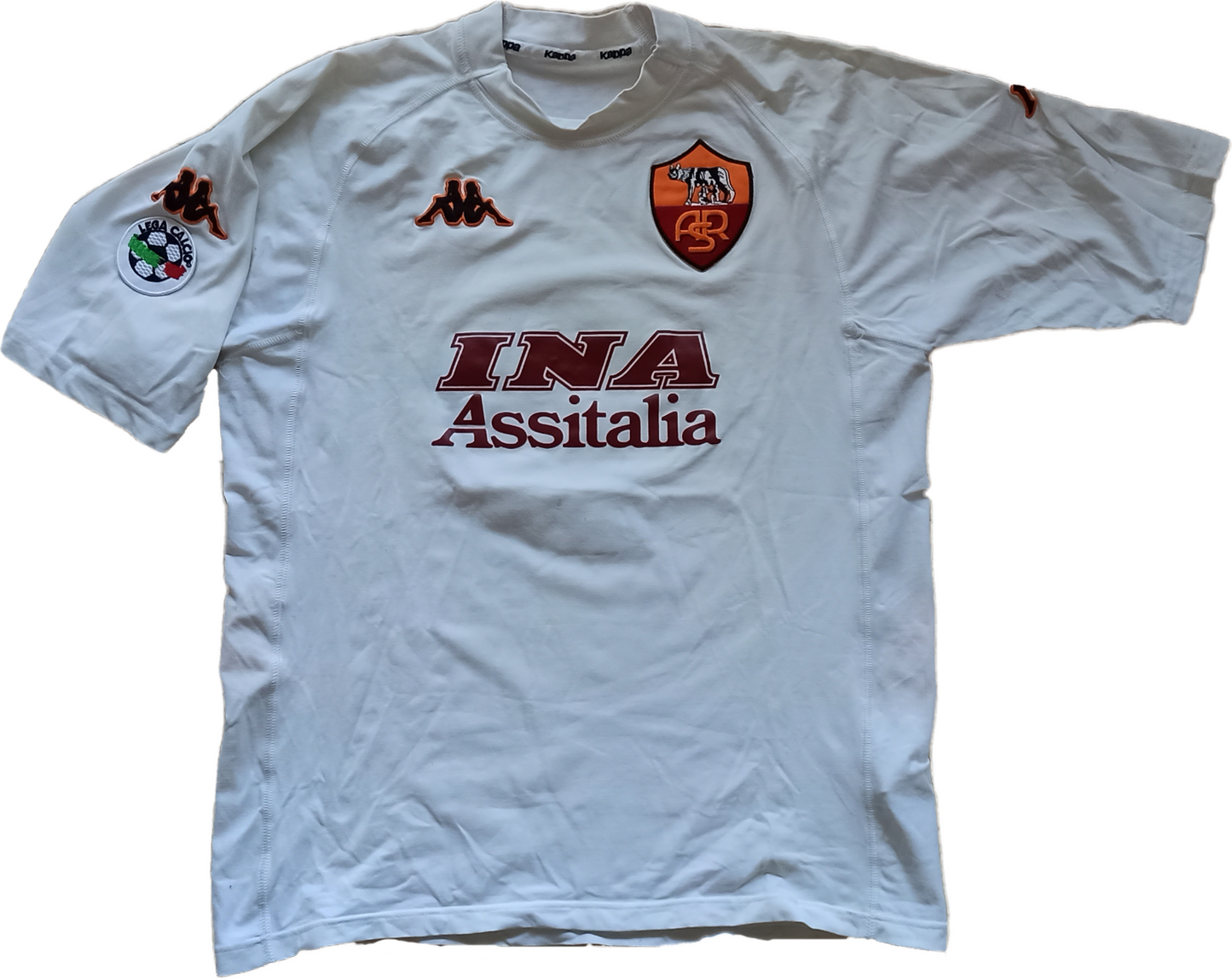 maglia calcio vintage Roma Montella scudetto 2000 2001 Kappa Ina Assitalia XXL