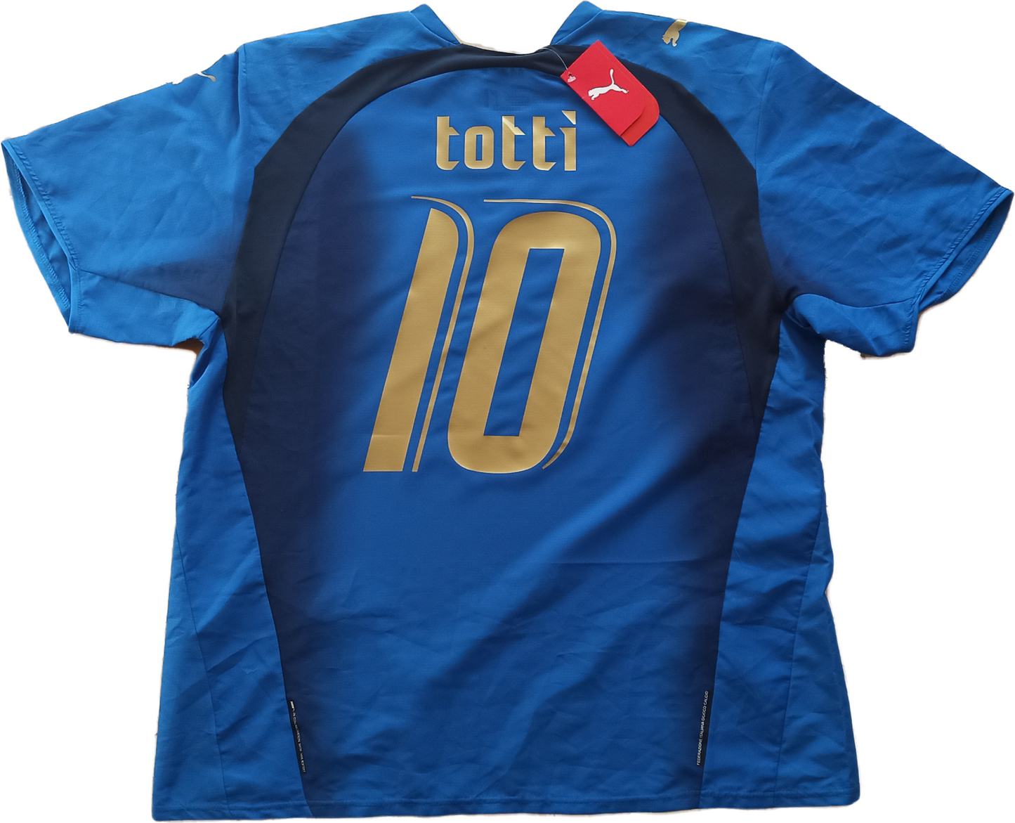 maglia calcio totti vintage Italia 2006 Puma World Cup 2006 XL originale