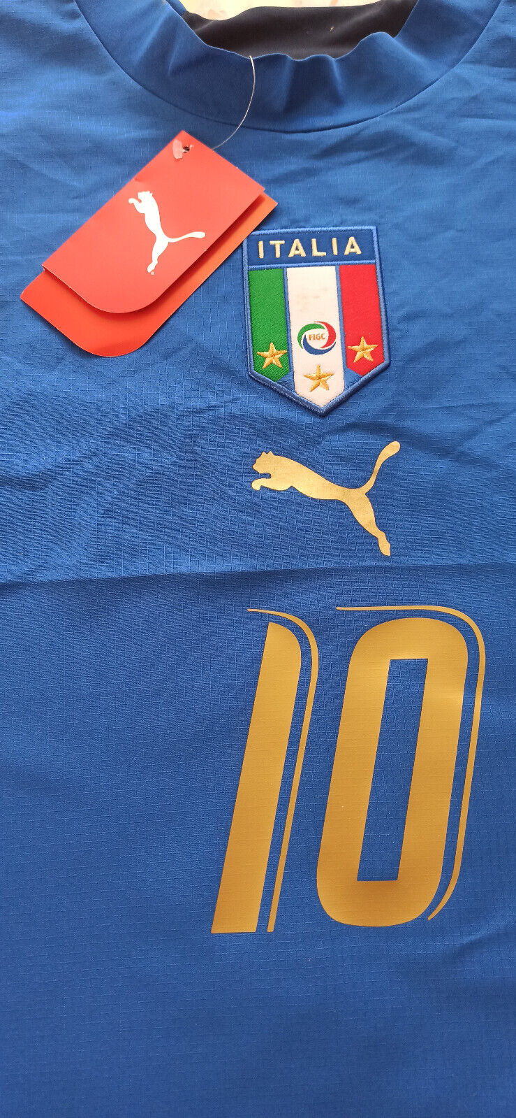 maglia calcio totti vintage Italia 2006 Puma World Cup 2006 XL originale