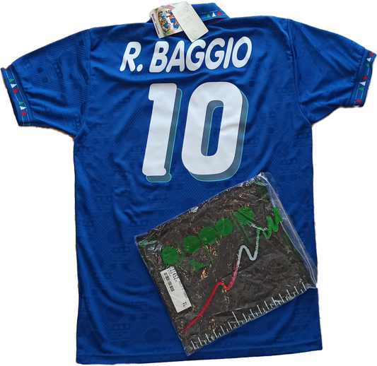 maglia Baggio diadora ITALIA 1994 USA 94 world cup Match store made in Italy XL