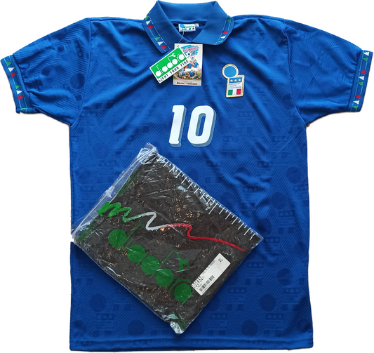 maglia Baggio diadora ITALIA 1994 USA 94 world cup Match store made in Italy XL