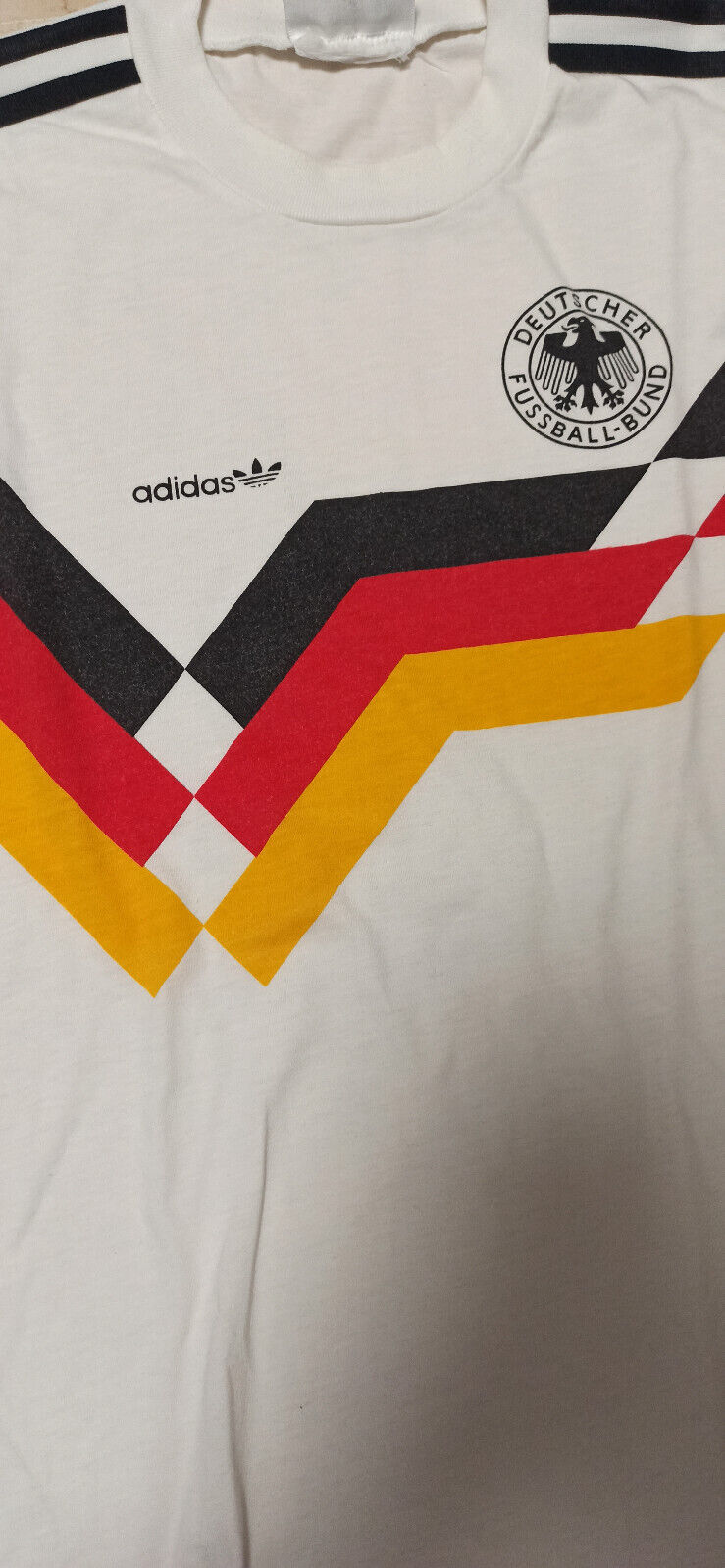 maglia calcio vintage Germany Adidas 1990 Italia 90 Deutschland Voeller Matthaus