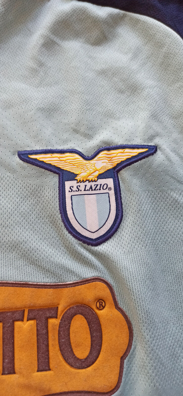 maglia Mihajlovic calcio vintage Lazio Puma 2003 2004 PARMACOTTO UEFA CUP