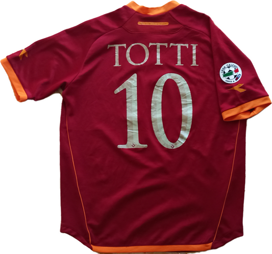 maglia roma Totti 2006 2007 Diadora Prodotto Ufficiale Serie A Medium