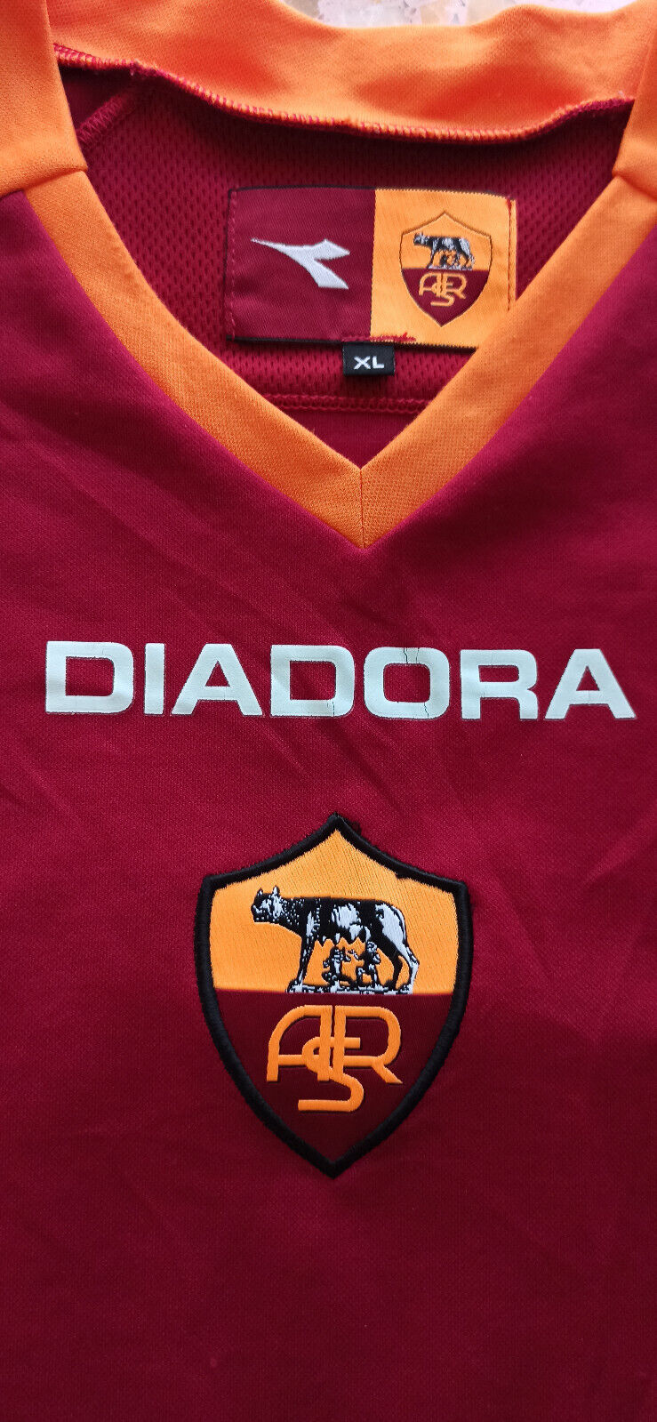 maglia roma Totti 2006 2007 Diadora Prodotto Ufficiale Serie A Medium