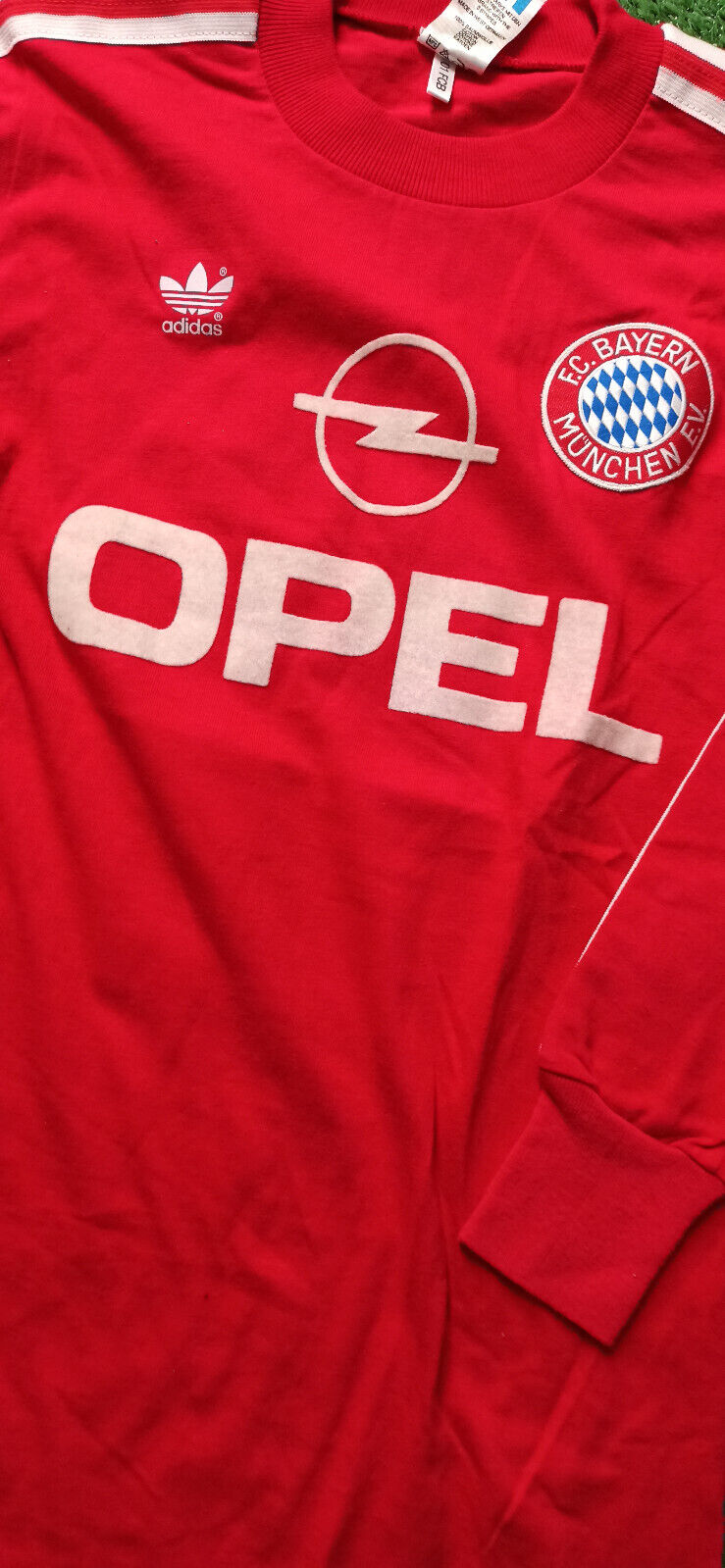 trikot Bayern Monaco vintage adidas RUMENIGGE OPEL Munich Home Shirt 1985