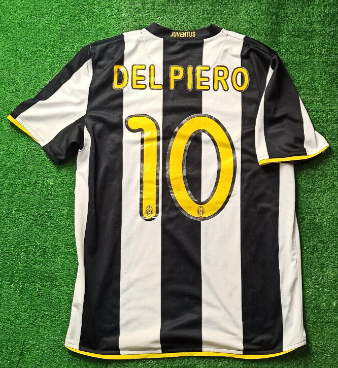 maglia calcio vintage Juventus Del Piero Champions League 2008-09 home M