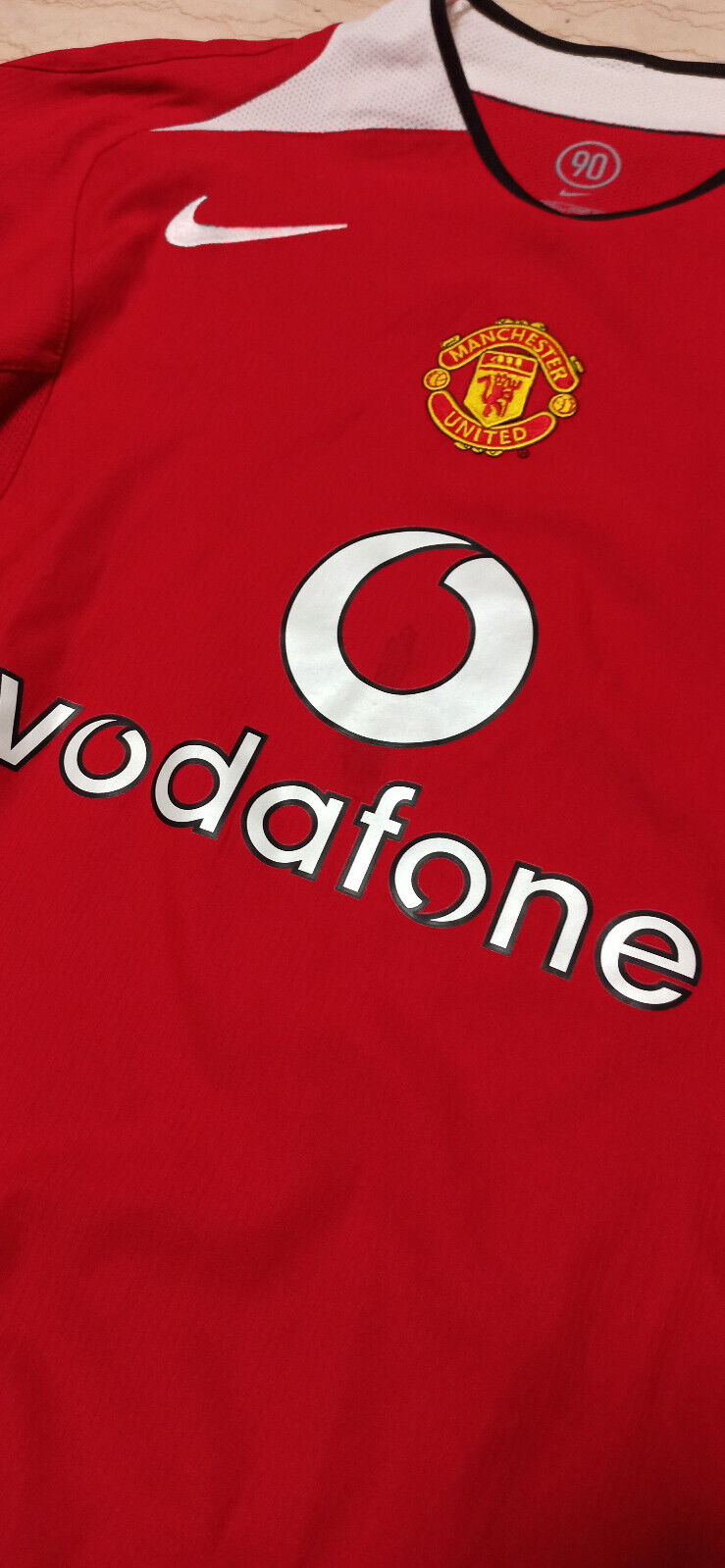 maglia Cristiano Ronaldo manchester united 2004 2005 Vodafone signed jersey