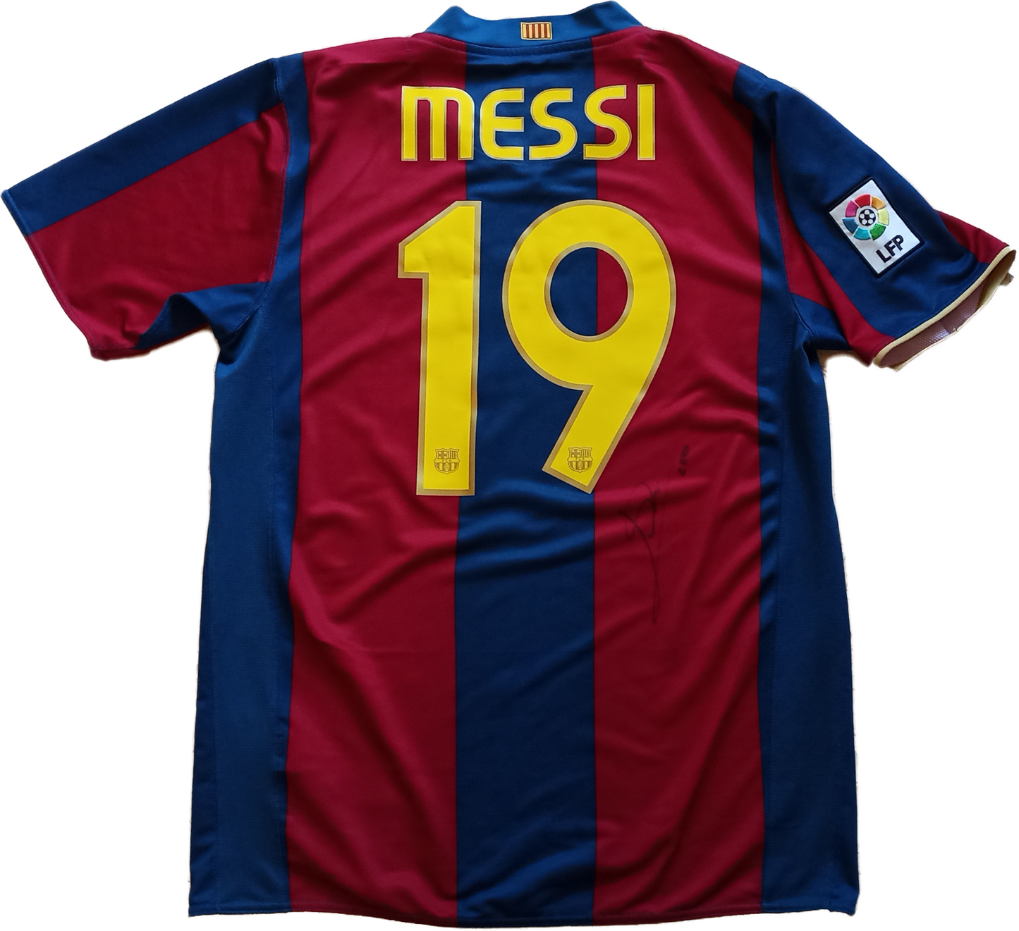 maglia Messi barcellona signed Barca NIKE 2007 2008 shirt camiseta Champions