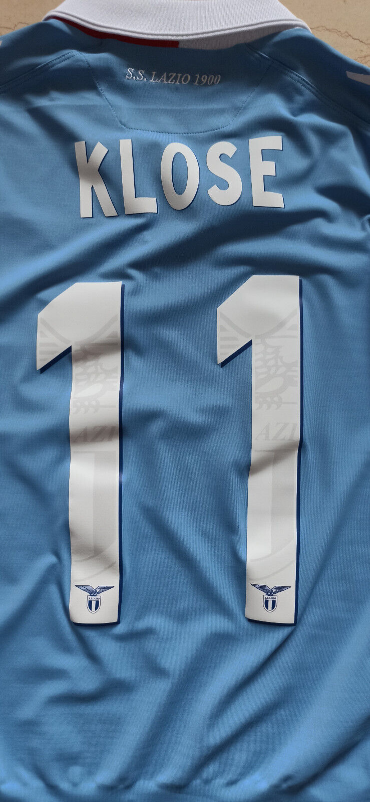 maglia lazio macron calcio KLOSE shirt maillot camiseta 2014 2015