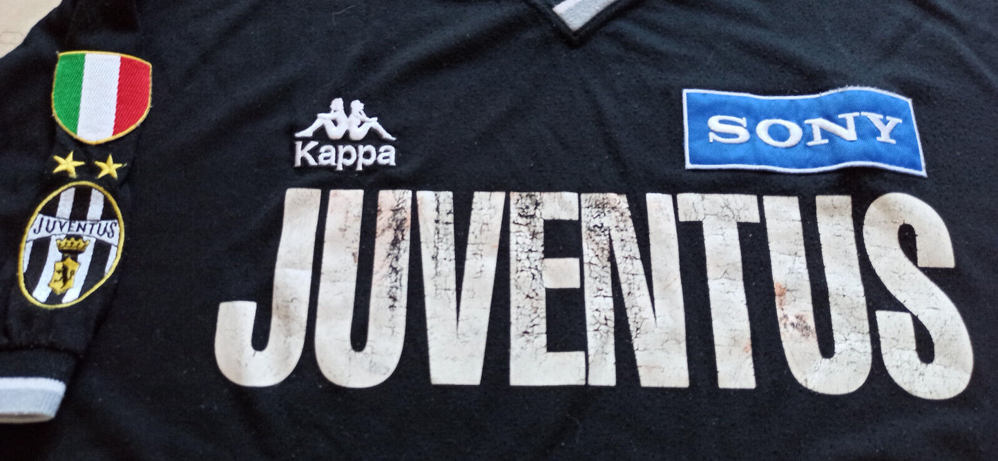 maglia calcio juventus Kappa 1998 1999 M training Worn D+ jersey vintage