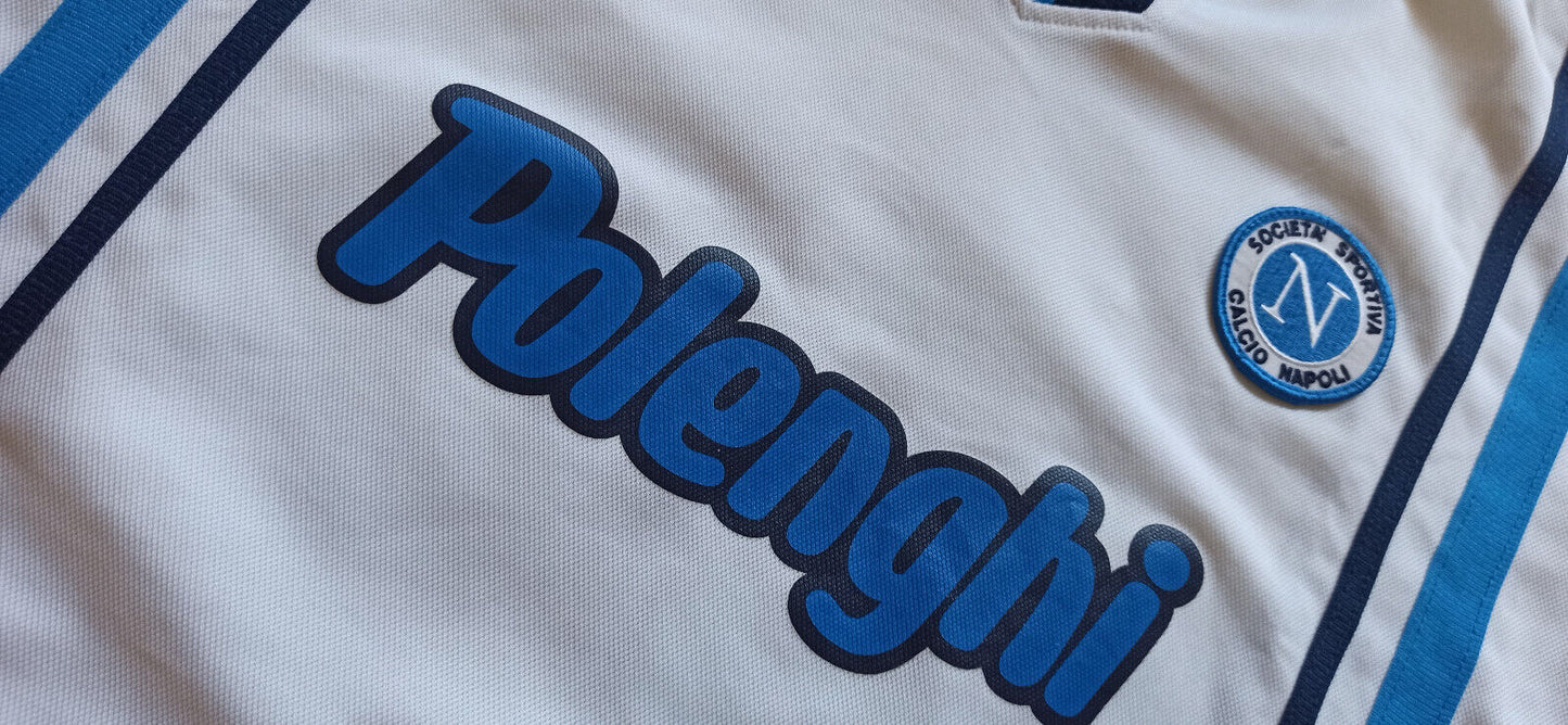 maglia match worn calcio vintage Napoli Nike ALLEGRI 1997-1998 Polenghi Dri-fit