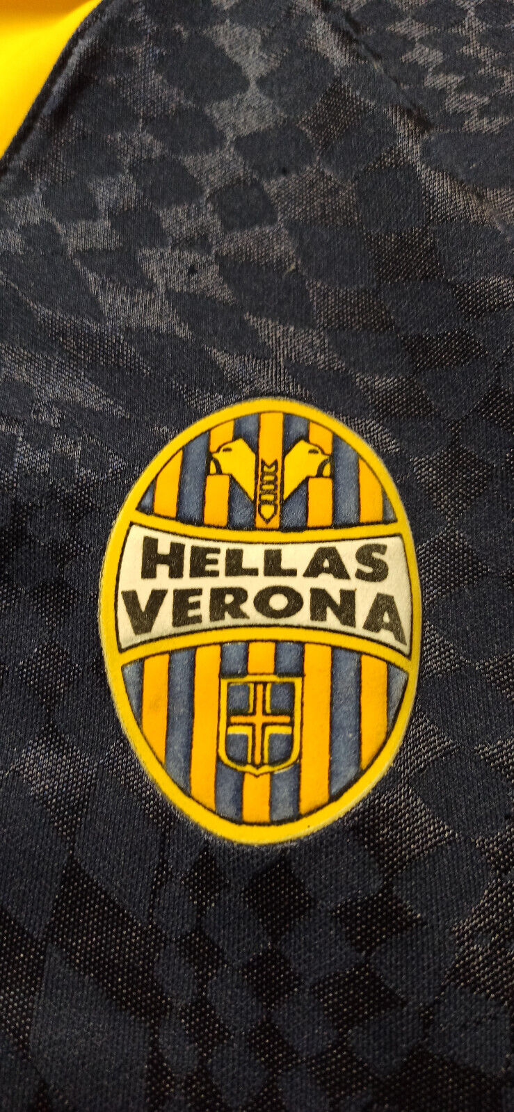 maglia calcio match worn vintage Hellas verona 1999-2000 Errea Marsili training