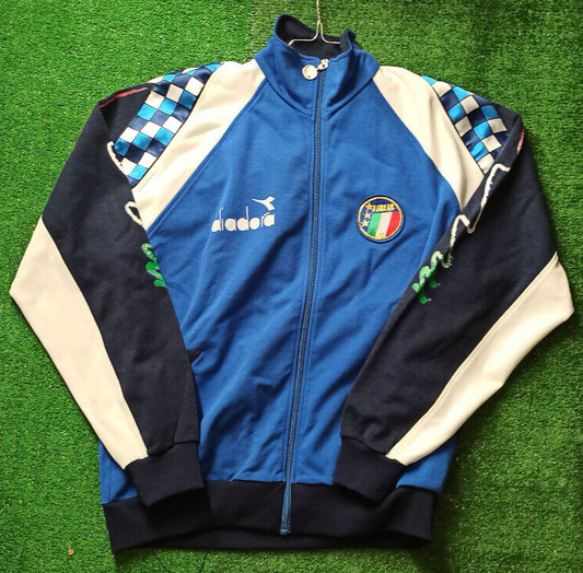 tuta giacca Italia 1990 World Cup felpa Diadora Baggio IP tracksuit track top XL