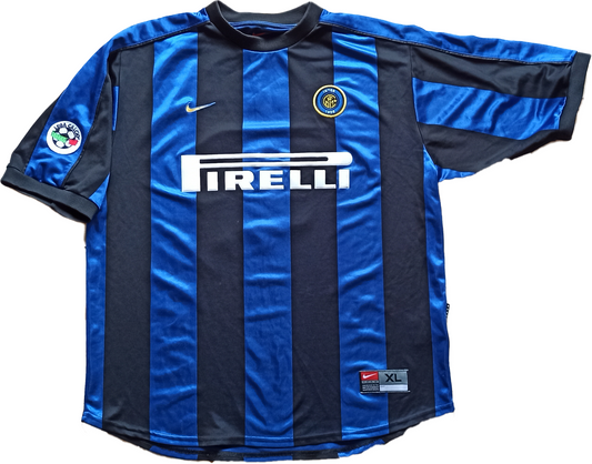 maglia calcio vintage inter Nike Pirelli 1999 2000 Roberto BAGGIO Home shirt