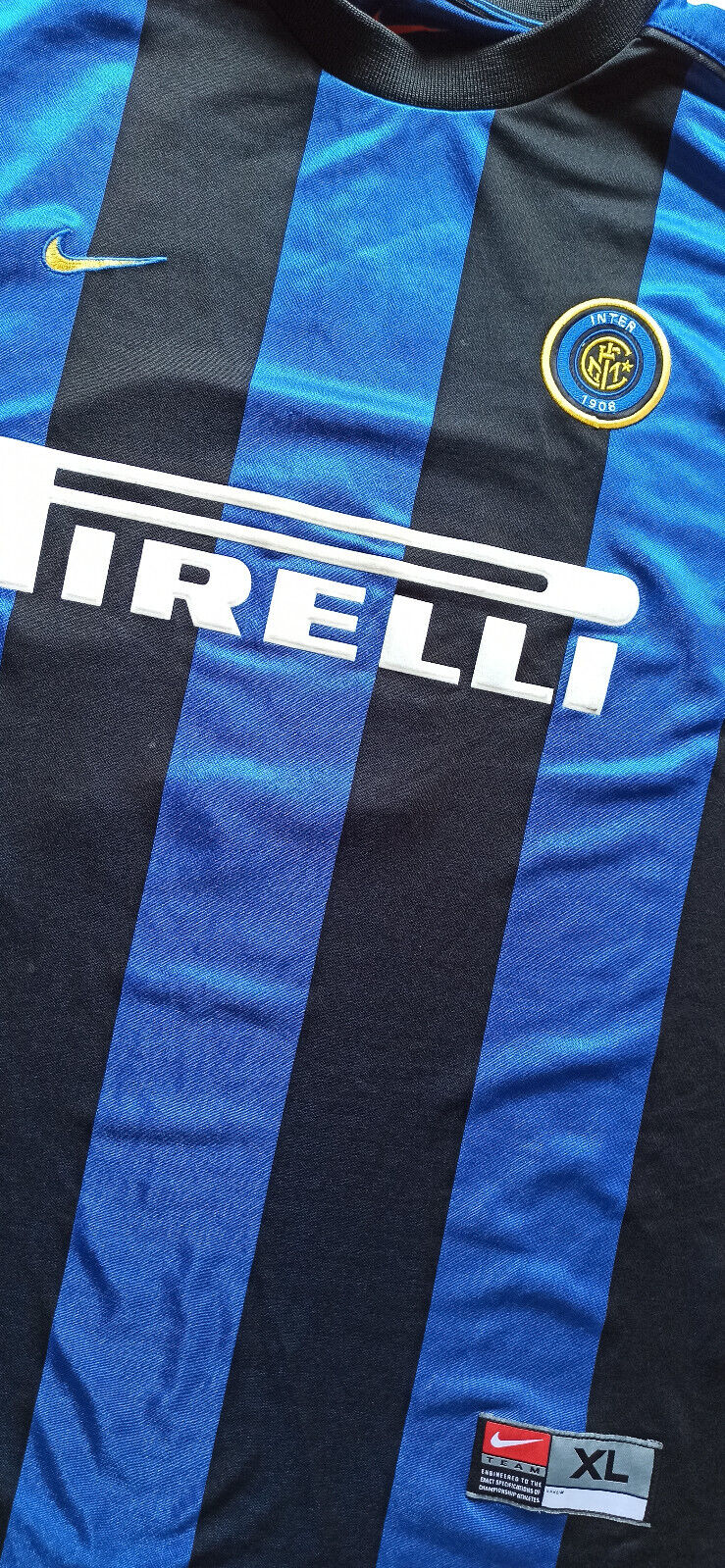 maglia calcio vintage inter Nike Pirelli 1999 2000 Roberto BAGGIO Home shirt