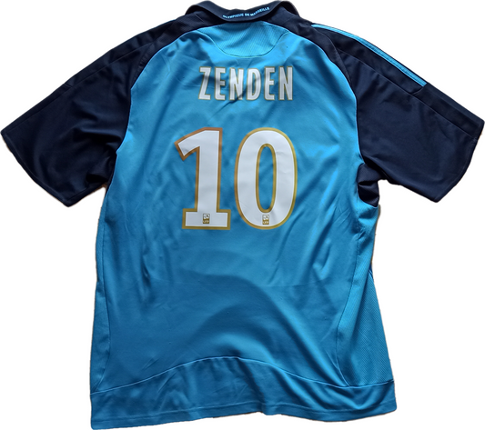 Maillot Olympique de Marseille Adidas maglia ZENDEN 2008-09 vintage jersey shirt