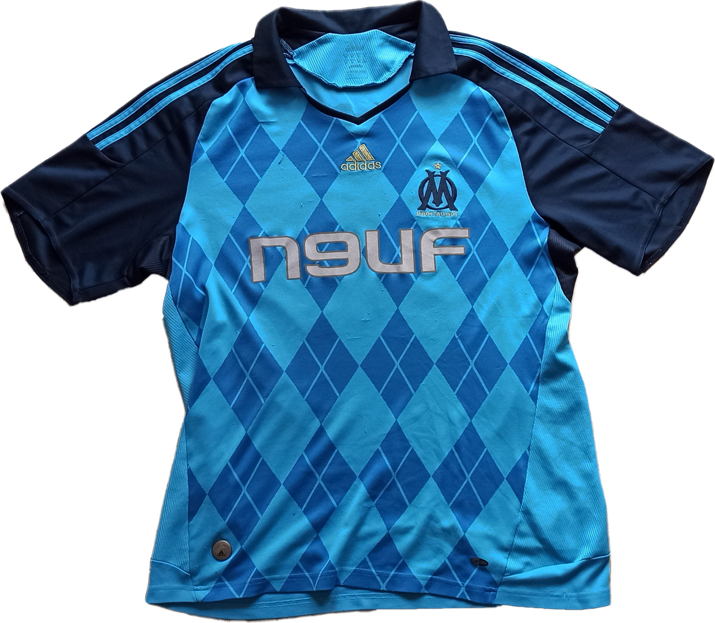 Maillot Olympique de Marseille Adidas maglia ZENDEN 2008-09 vintage jersey shirt