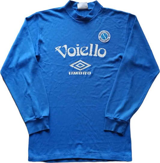 maglia calcio Napoli Voiello Umbro Zola 1992 1993 training shirt vintage XL