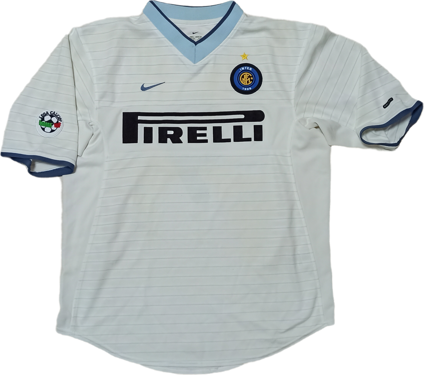 maglia calcio vintage FC Inter Ronaldo Pirelli Nike 2000-2001 Dri fit away shirt