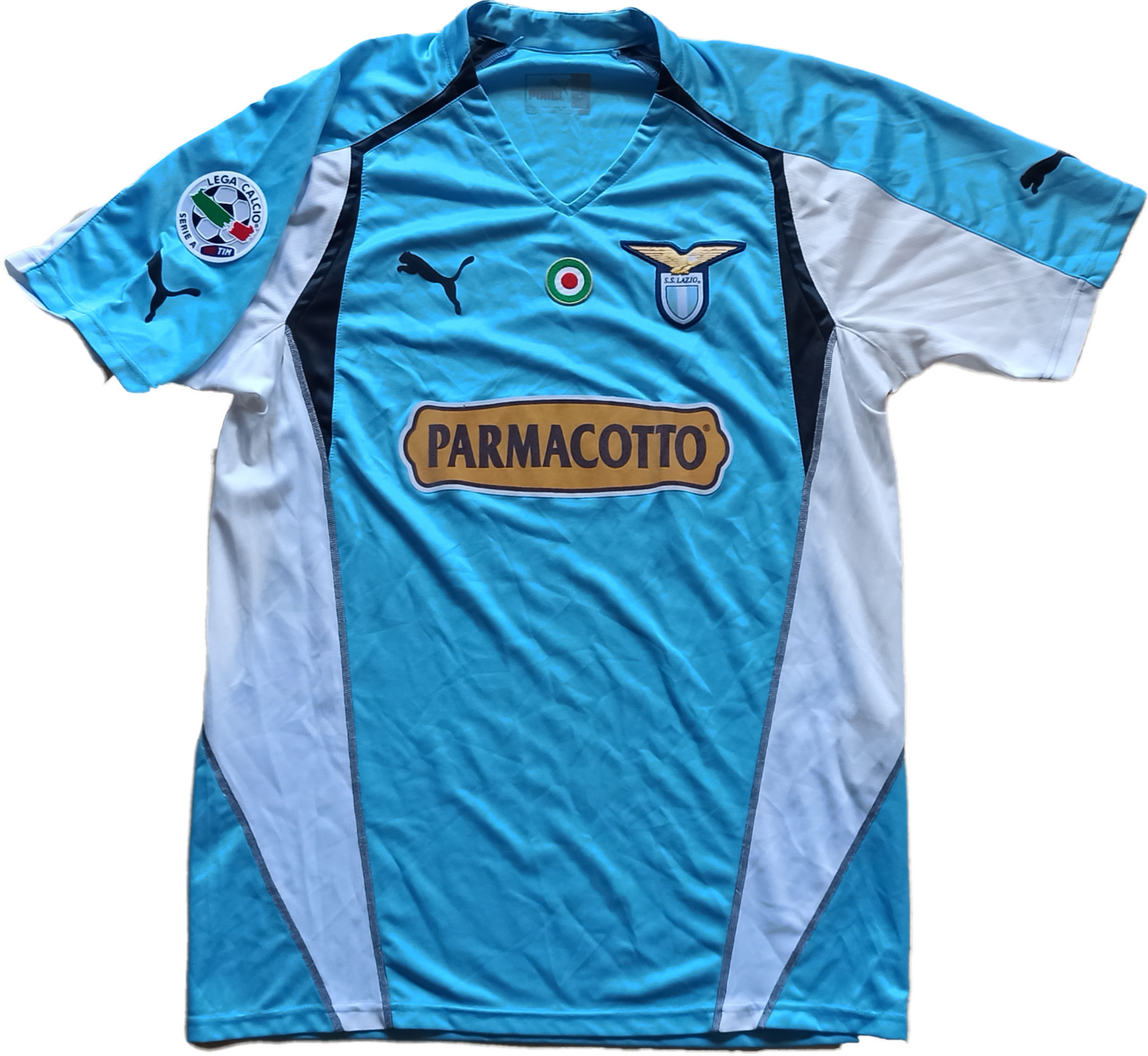 maglia calcio vintage Lazio Di Canio 2004 2005 Coppa Italia Puma