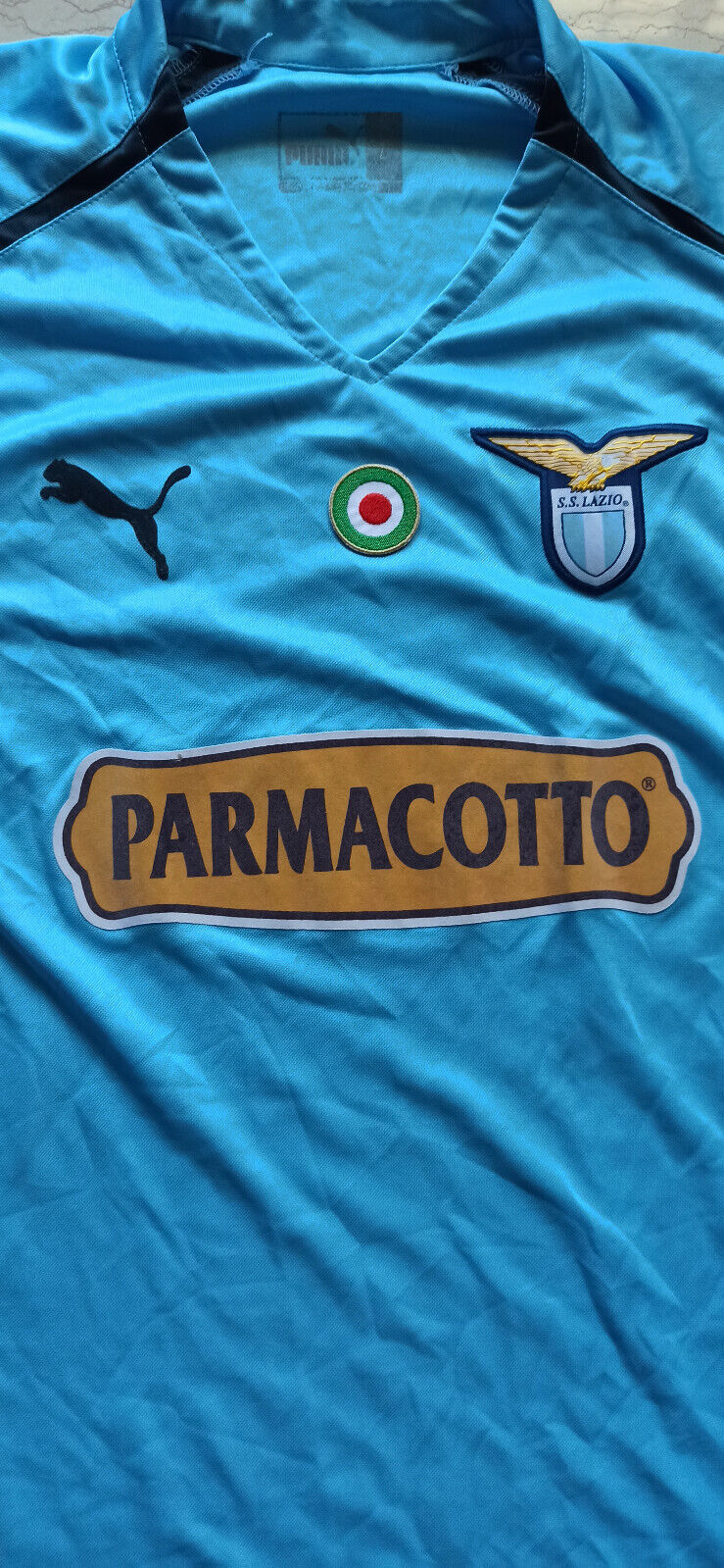 maglia calcio vintage Lazio Di Canio 2004 2005 Coppa Italia Puma