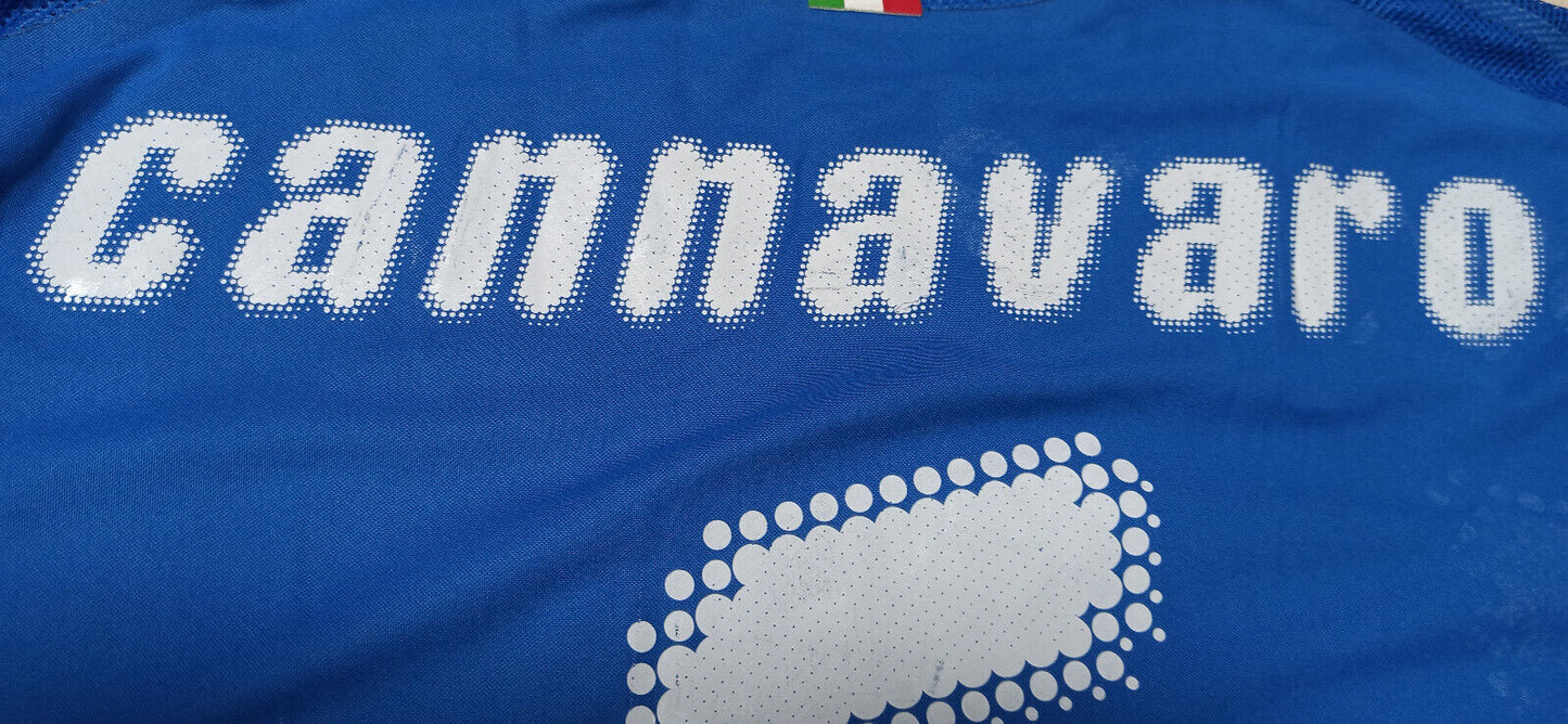 maglia calcio vintage Italia EURO 2008 match issue CANNAVARO home PUMA