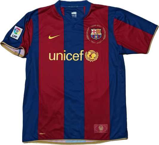 maglia Messi barcellona home Barca NIKE 2007 2008 shirt camiseta Champions