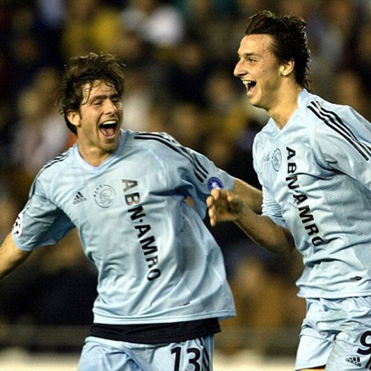 maglia calcio vintage ajax Ibrahimovic 2001 2002 XXL amro vintage adidas jersey