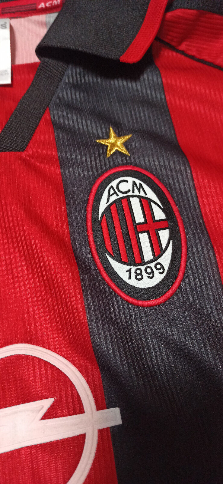 maglia milan AYALA #14 adidas Opel 1998 1999 GARA Jersey rossoneri Vintage OG XL