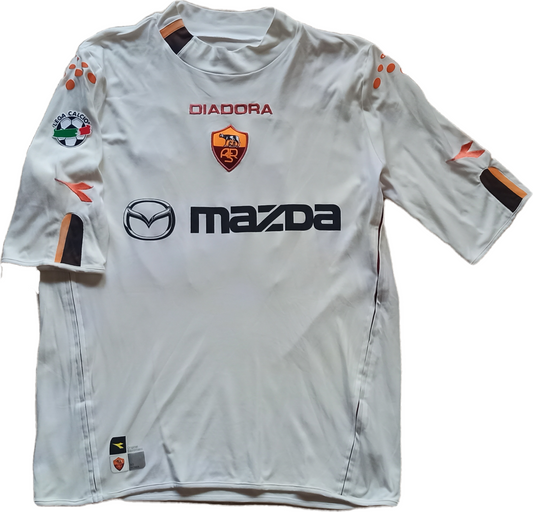 Maglia Calcio AS Roma vintage Totti Jersey shirt 2003 2004 MAZDA Diadora XL