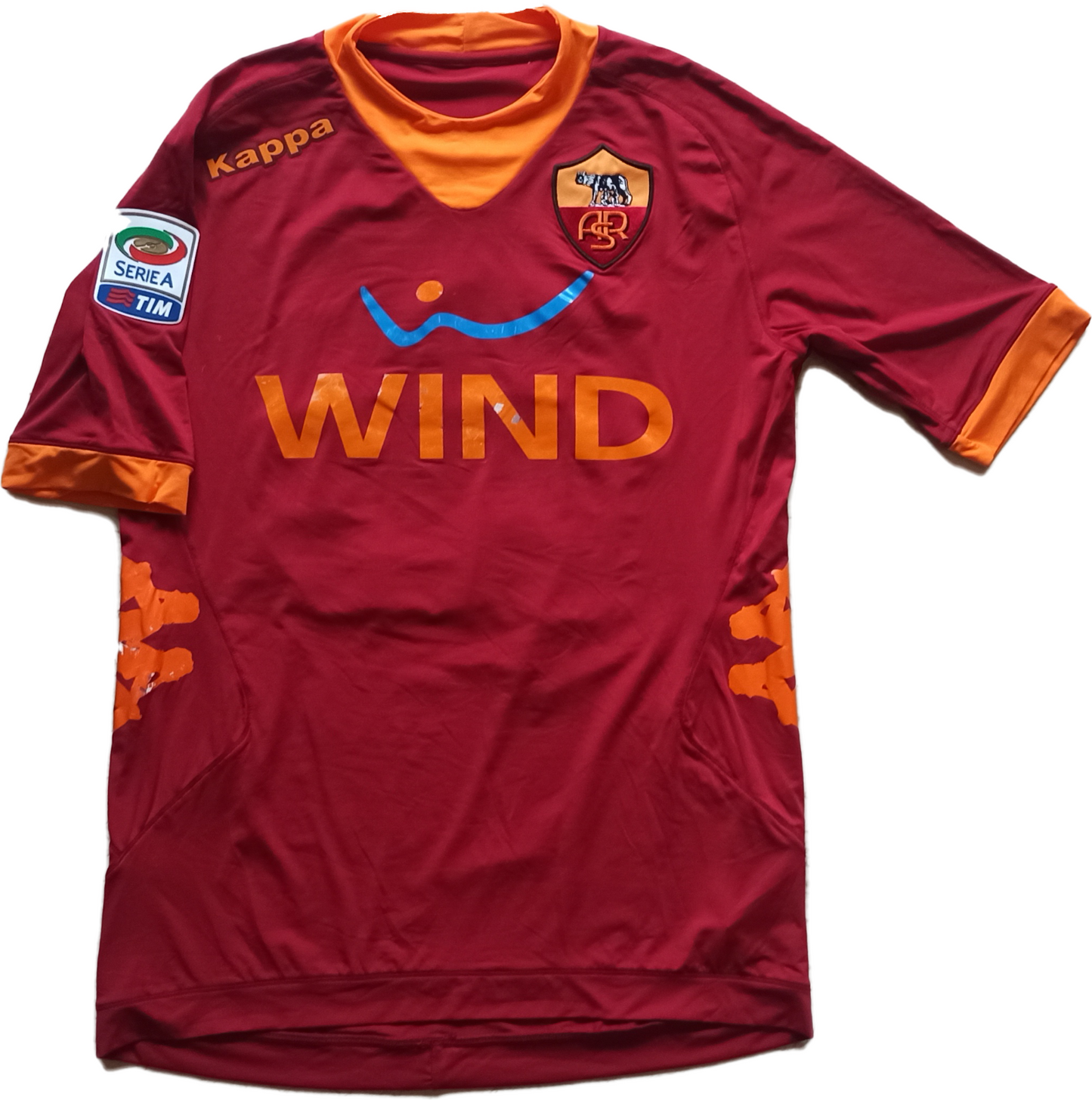 maglia roma TOTTI kappa 2011 2012 Derby NO worn jersey M home vintage shirt