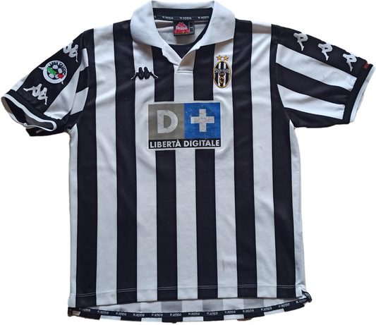 maglia calcio juventus vintage DEL PIERO Kappa 1999 2000 L home Serie A D+