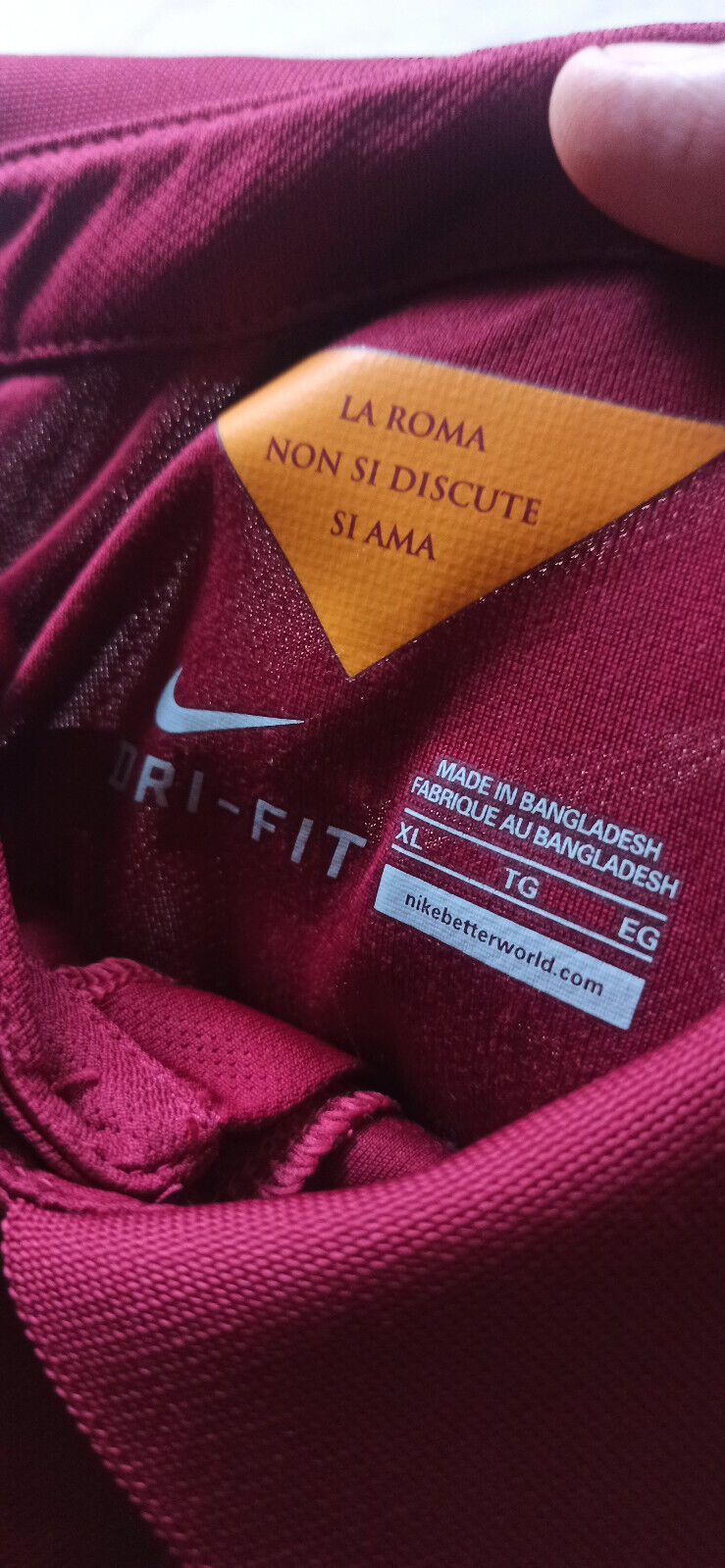 MAGLIA ROMA TOTTI calcio shirt 2014 2015 JERSEY NIKE stadium Version NO THAI