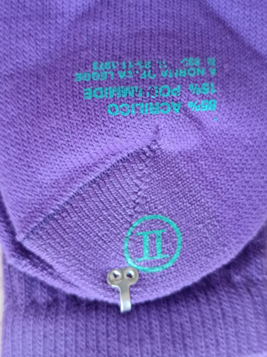 match worn socks calzettoni calze fiorentina calcio ENNERRE NR anni 80 Baggio