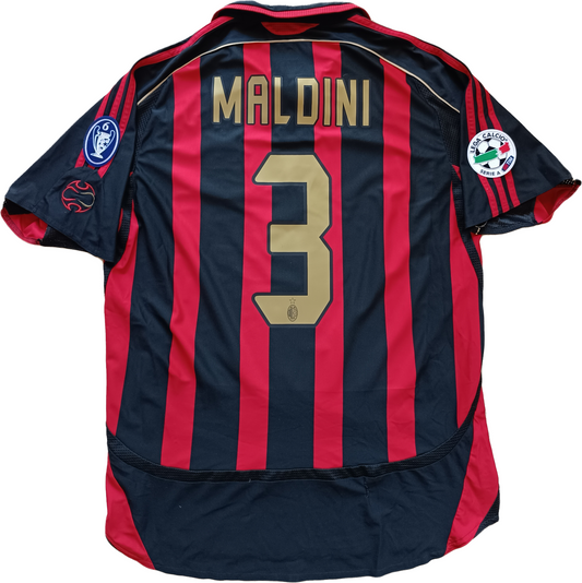 maglia milan Maldini home store version adidas Bwin 2006 2007 Vintage L