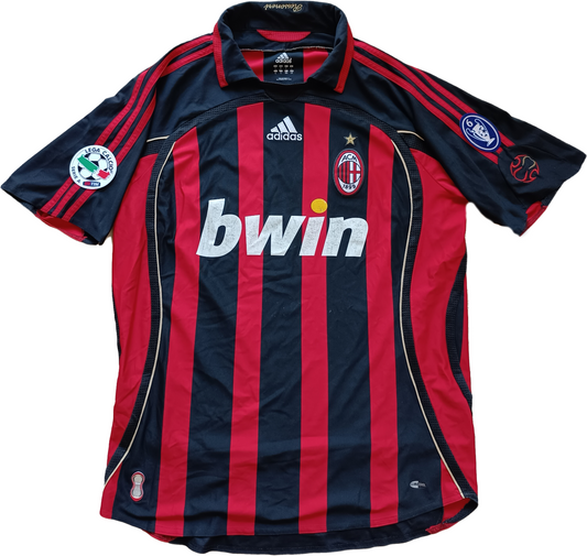 maglia milan Maldini home store version adidas Bwin 2006 2007 Vintage L