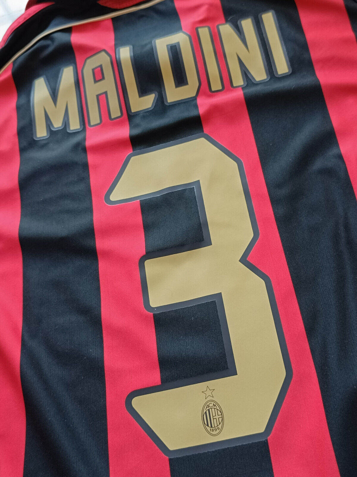 maglia milan Maldini home store version adidas Bwin 2006 2007 Vintage L