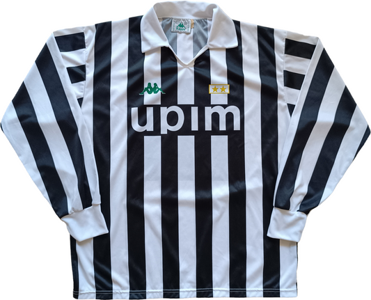 maglia juventus Baggio Roberto Home L 1991-92 calcio upim Kappa jersey worn