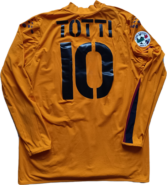 Maglia Calcio AS Roma vintage Totti Jersey shirt 2004 2005 MAZDA Diadora XL