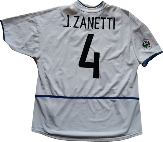 maglia calcio Inter vintage ZANETTI Pirelli 2002 2003 ORIGINALE jersey shirt